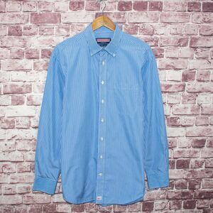 Vineyard Vines Men's Murray Shirt Blue Striped Cotton Size Large